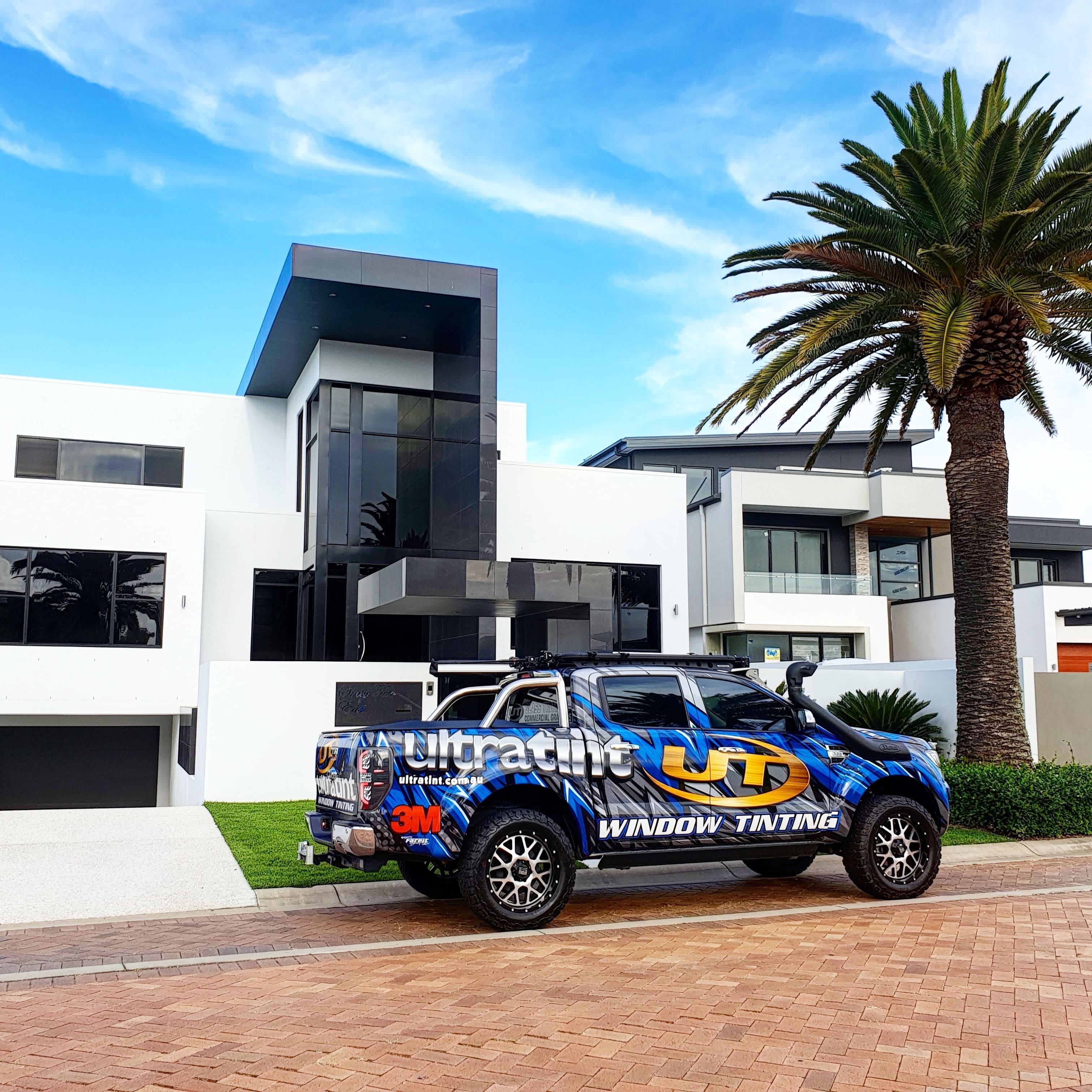 Modern Gold Coast home with professionally tinted residential glazing.