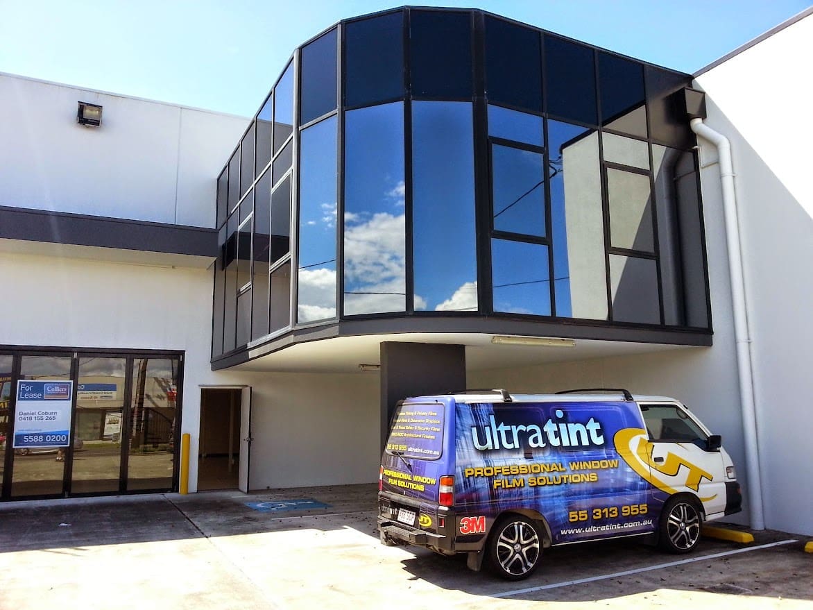 Commercial glazing installation on a Gold Coast office building.