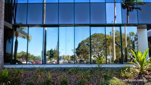 Commercial interior privacy and decorative film application.